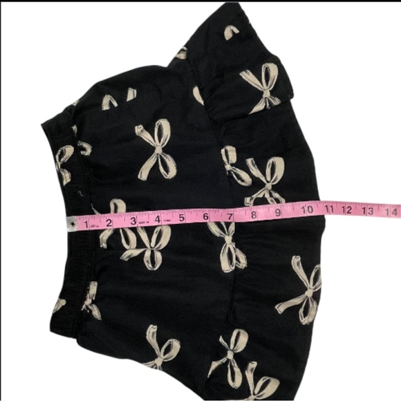 Carter’s Girls  White and Black Bow-Patterned Skirt and Sweatshirt Set - Picture 6 of 12